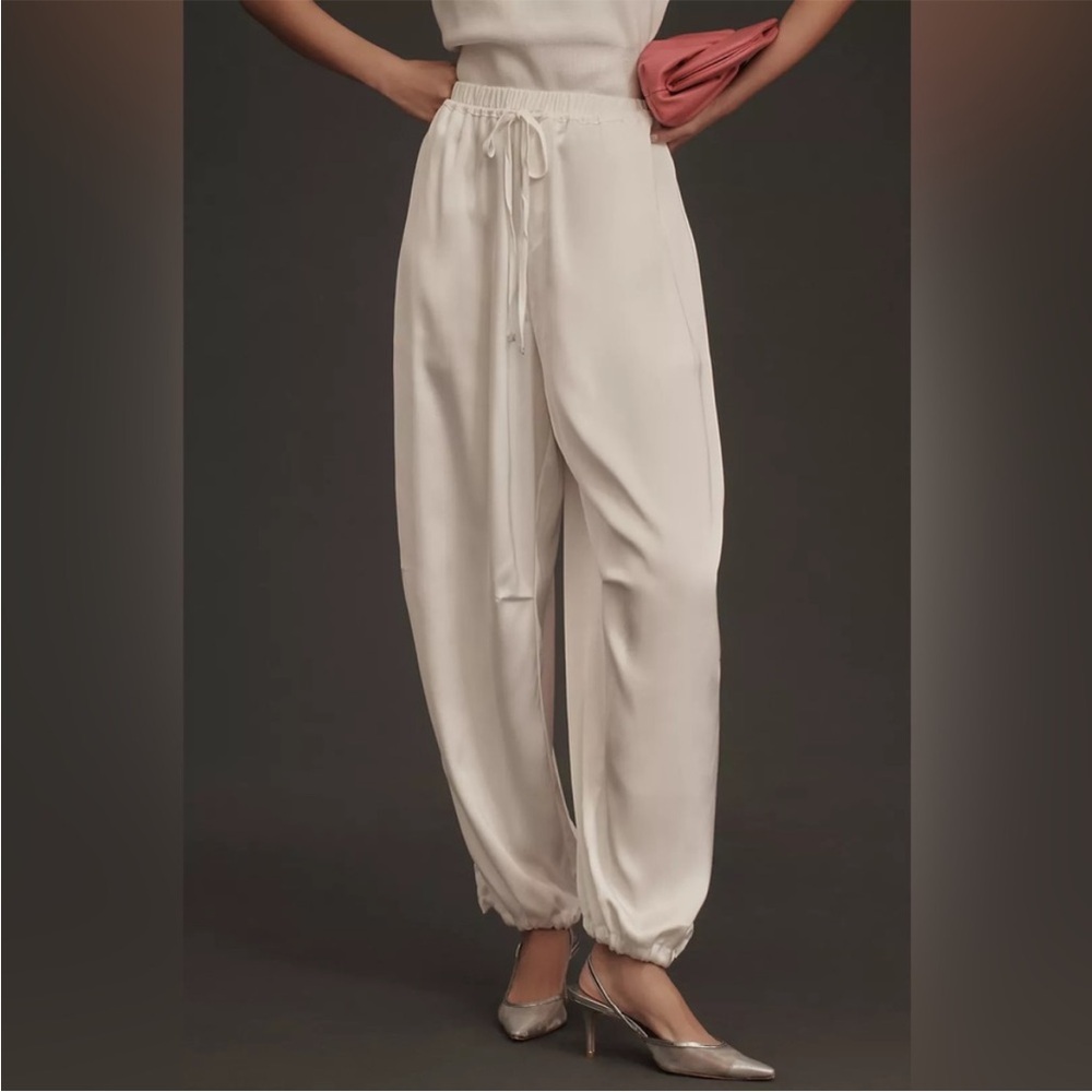 Maeve Silky Parachute Pants - Picture 2 of 3